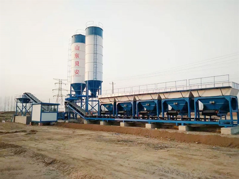 WDJ400型水穩(wěn)拌合站配立式倉(cāng)