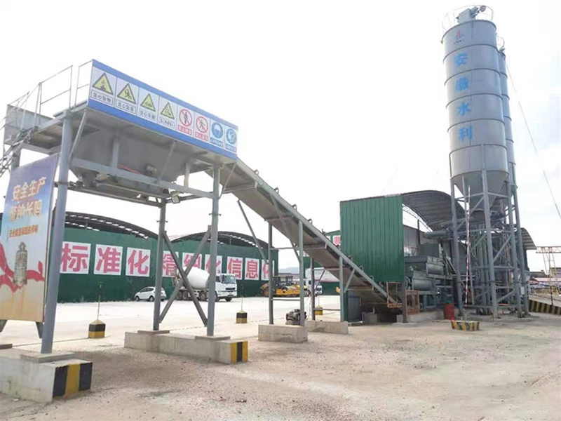 WDJ500型疊加式二次攪拌水穩(wěn)拌和站